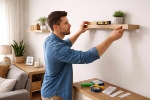 Safe DIY Ways To Hang Shelves On Walls Without Damaging Your Space