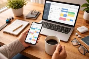 Scheduling and Communication Without the Back-and-Forth