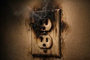 Visible Damage Or Sparks