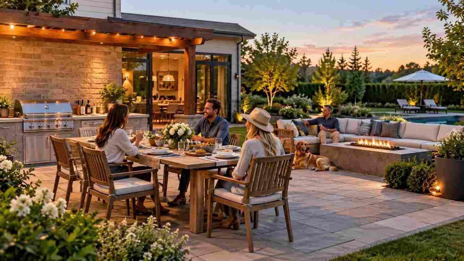 Design the Main Gathering Areas to Handle Both Daily Use and Guests
