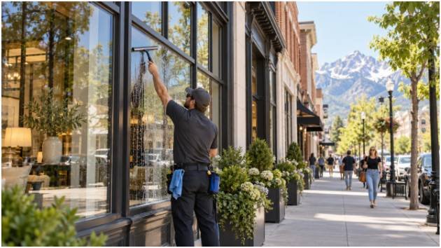 What Strong Commercial Window Cleaning Actually Includes